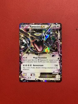 Rayquaza EX (Shiny) XY69 XY Holo Pokemon Card TCG - Image 1