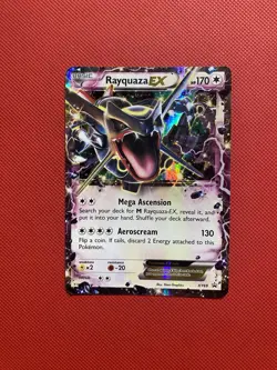 Rayquaza EX (Shiny) XY69 XY Holo Pokemon Card TCG - Image 2