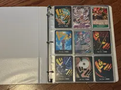 One Piece TCG Binder Collection a bunch of finalist cards, pre-release winners - Image 1