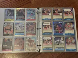 One Piece TCG Binder Collection a bunch of finalist cards, pre-release winners - Image 2