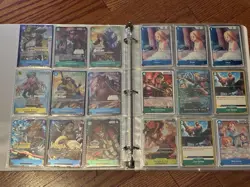 One Piece TCG Binder Collection a bunch of finalist cards, pre-release winners - Image 3