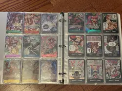 One Piece TCG Binder Collection a bunch of finalist cards, pre-release winners - Image 4