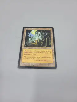 Ancient Tomb Magic The Gathering Tempest MTG Card Heavy Play - Image 1