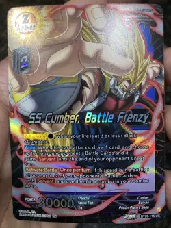 SS Cumber Battle Frenzy BT20-115 Leader Foil Dragon Ball Super Card Game | NM - Image 1
