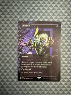 MTG Unearth #2191 Rainbow Foil Rare Secret Lair Drop Series (SLD) - Image 1