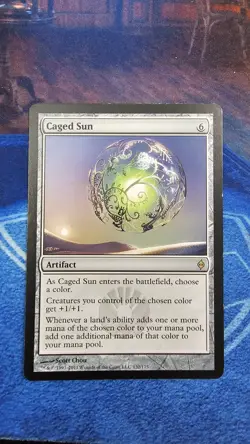 Caged Sun New Phyrexia Regular - Image 1