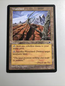 Wasteland - Tempest NM (Check Pics) MTG TCG - Image 1