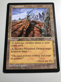 Wasteland - Tempest NM (Check Pics) MTG TCG - Image 2