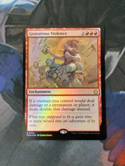 Gratuitous Violence - Foil | 7% Off 2+ | Foundations | NM | MTG - Image 1