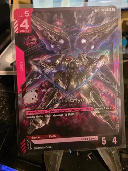 Kshatriya GD01 Newtype Rising GD01-044 LR Gundam Card Game TCG - Image 1