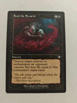 1x - Feed the Swarm - Retro Frame #106 - CMR: The Brother's War - CUC NM MTG - Image 1
