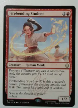 Firebending Student *Rare* Magic MtG x1 Avatar: The Last Airbender - Image 1