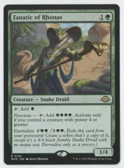 MTG Modern Horizons 3 Fanatic of Rhonas #152 Rare - Image 1