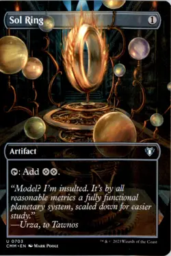 Sol Ring (Borderless) Commander Masters CMM Normal NM - Image 1