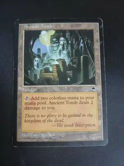 MTG Magic the Gathering Ancient Tomb Tempest MP - Image 1