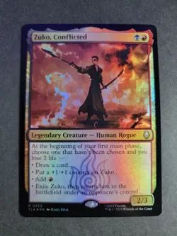 Zuko, Conflicted (Foil) Rare MTG Avatar - Image 1