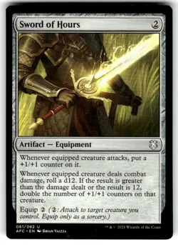 Sword of Hours Commander: Adventures in the Forgotten Realms Regular NM - Image 1