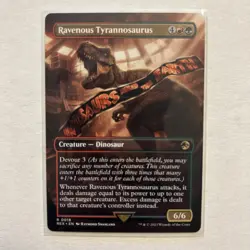Ravenous Tyrannosaurus (Borderless) Universes Beyond: Jurassic Park World... - Image 1