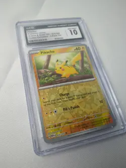 CGC 10 Pikachu Pokemon 151 JPN Reverse Holo Pokeball 2023 025/165 Card Mint+ - Image 4
