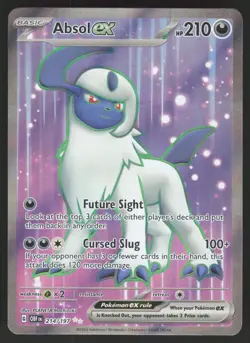 Absol ex 214/197 Ultra Rare Pokemon TCG SV03: Obsidian Flames NM - Image 1