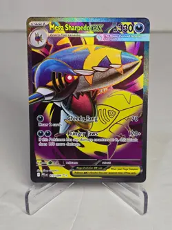 Mega Sharpedo EX 113/094 - Full Art Ultra Rare - English Pokemon TCG - Image 1