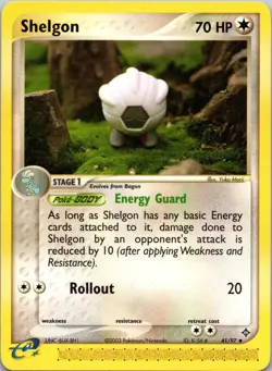 Shelgon - 41/97 Dragon LP Pokemon TCG - Image 1