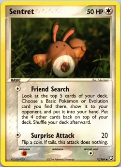 Sentret 75/109 Team Rocket Returns Pokemon TCG NM - Image 1