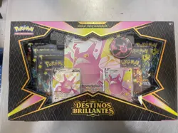 Pokemon TCG Crobat VMAX Shiny Premium Collection Destinos Brillantes Spanish Box - Image 1