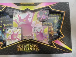 Pokemon TCG Crobat VMAX Shiny Premium Collection Destinos Brillantes Spanish Box - Image 3