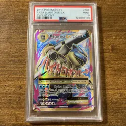 Pokemon XY Evolutions 2016 FA/M Blastoise EX #102/108 PSA 9 - Image 1