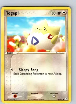 Togepi 78/101 2004 EX Hidden Legends Regular Common - Image 1