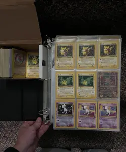 Huge Wotc Pokemon Card Collection Lot Binder Holos Vintage Base Set 1999 More - Image 1