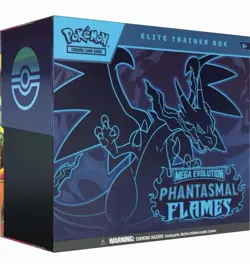 ?IN HAND? Pokemon Mega Evolution Phantasmal Flames ETB Elite Trainer Box - Image 1