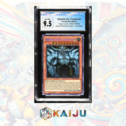 Yu-Gi-Oh! Obelisk Tormentor 2021 KICO-EN064 Secret Pharaoh Rare 1st Ed CGC 10 - Image 1