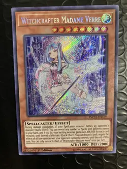 Yugioh! Witchcrafter Madame Verre - INCH-EN019 - Secret Rare - 1st Edition NM - Image 1