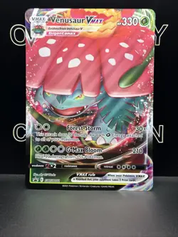 JUMBO Venusaur VMAX SWSH102 Black Star Promo Pokemon Oversized Card - NM - Image 1