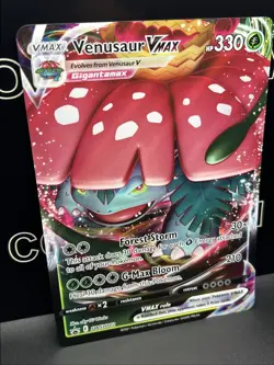 JUMBO Venusaur VMAX SWSH102 Black Star Promo Pokemon Oversized Card - NM - Image 3