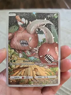 Pinsir Pocket TCG Fan Art Pokemon Card - Image 1