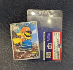 Mario Pikachu 294/Xy-p Damaged Japanese Pokemon Card Graded - Image 2