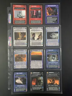 Star Wars CCG SWCCG Enhanced Cloud City Premium 12 Card Set Decipher - Image 1