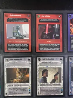 Star Wars CCG SWCCG Enhanced Cloud City Premium 12 Card Set Decipher - Image 3