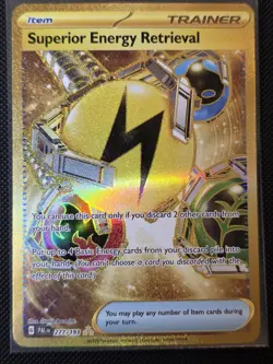 Superior Energy Retrieval 277/193 Hyper Energy Paldea Evolved Pokemon Card Mint - Image 1