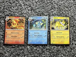 Prismatic Evolutions Poster Collection Promo Cards - Complete Set of 3 - NM - Image 1