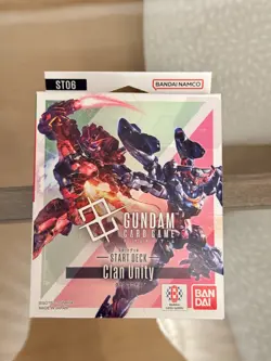 SEALED JAPANESE GUNDAM CARD GAME CLAN UNITY STARTER DECK ST06 IN-HAND US SELLER - Image 1