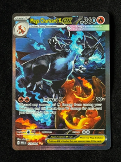 Pokemon Phantasmal Flames Mega Charizard EX SIR 125/094 NM Card English PFL - Image 1