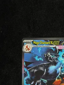Pokemon Phantasmal Flames Mega Charizard EX SIR 125/094 NM Card English PFL - Image 3