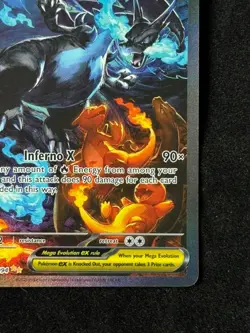 Pokemon Phantasmal Flames Mega Charizard EX SIR 125/094 NM Card English PFL - Image 5