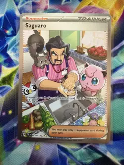Pokemon Saguaro Card Paldea Evolved 270/193 Special Illustration Rare - Image 1