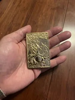 Pokemon 23K Gold Plated CHARIZARD Trading Card Collectable - Vintage from 1999 - Image 1