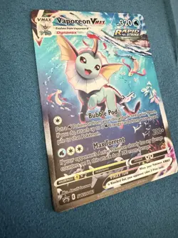 Vaporeon VMAX SWSH182 Sword & Shield Promo Holo Pokemon TCG Standard Card - Image 2